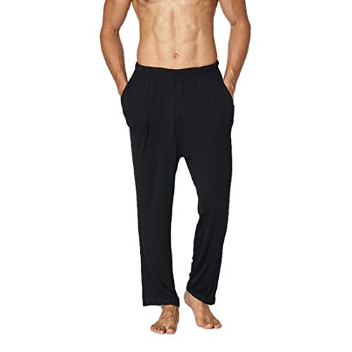 Men's Modal Pajama Pants Lounge Pants with Pockets Soft Sleep Pj Bottoms