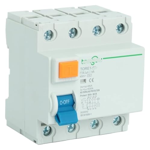 Disjoncteur différentiel électromécanique 2P 16A 30mA 6KA pour protection