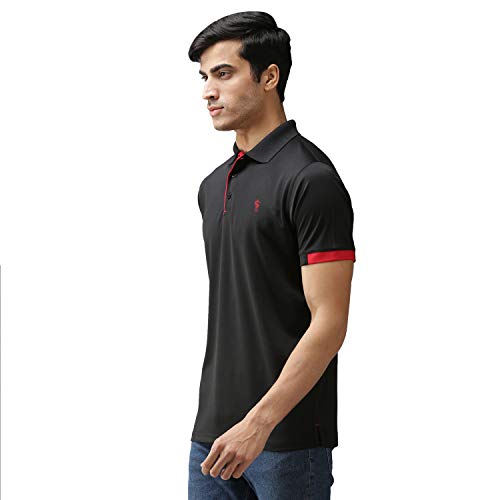 Image of EPPE Polo Collar T-Shirt for Men | Polyester Half Sleeve Stylish Casual Wear | Regular & Dry Fit | Summer Tee.