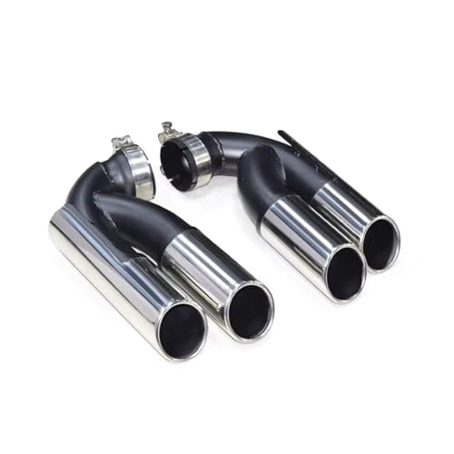 Embouts d'échappement voiture de luxe en acier inoxydable pour VW Touareg