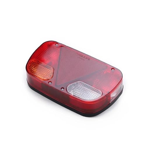 HONGYISM Juego Pilotos Traseros Juego De 2 Luces Traseras 12 V Para Coche Y Camión, Luz Antiniebla Freno Arnés Cableado 5, M, Cable 7 Pines Para Remolque, Caravana