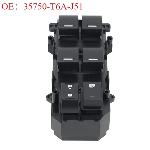 Interrupteur de lève-vitre électrique robuste commande alimentation 35750-T6A-J51 stable