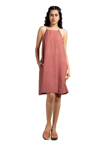 Hand Woven - Hand Spun Spaghetti Dress for Women-image-26