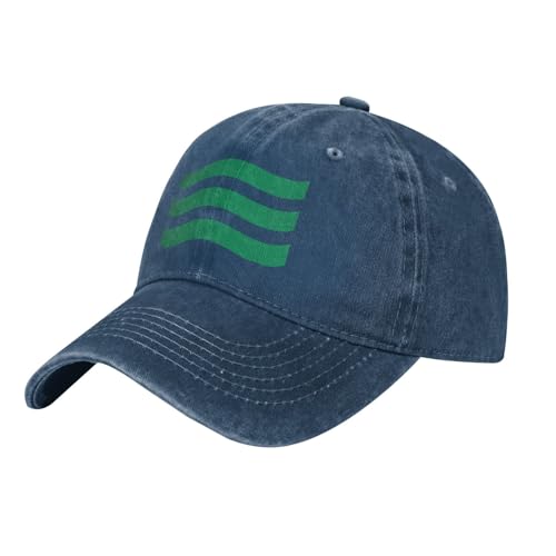 Vintage Emblem of Hiroshima, Hiroshima Baseball Cap for Men Women Adjustable Cotton Dad Hats Navy Blue