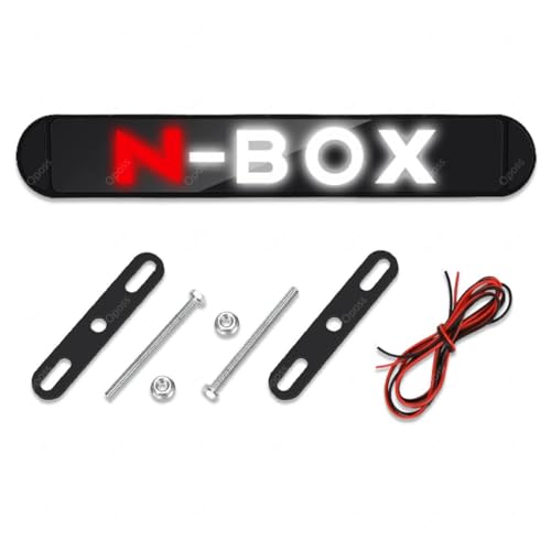 Amazon | ホンダ N-BOX フロントグリル車ロゴ バッジ 発光エンブレム