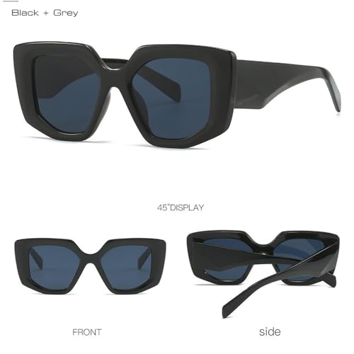 Nuances UV400 protection solaire lunettes de soleil polygone rétro légères - 4
