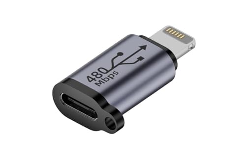 Image of Tobo USB C to Lighting Adapter,27W PD Fast Charging for 14 /13 /12 Pro Max Plus Mini,for Lighting to USB C Cable Adapter for iPad,Support Transfer Data-Not for Audio /OTG (TD-1297CC)