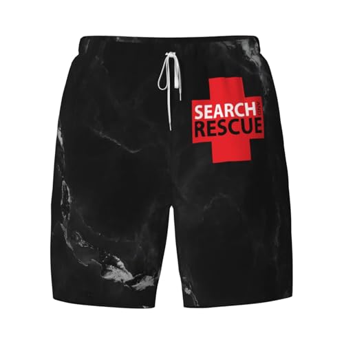 Breathable Men's Swim Search Rescue Shorts with Adjustable Waist3