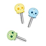 Fred SKELETON KEYS Glow-in-The-Dark Key Covers, Set of 6