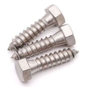 Tornillos de cabeza hexagonal de acero inoxidable con rosca completa para uniones sin holguras 4
