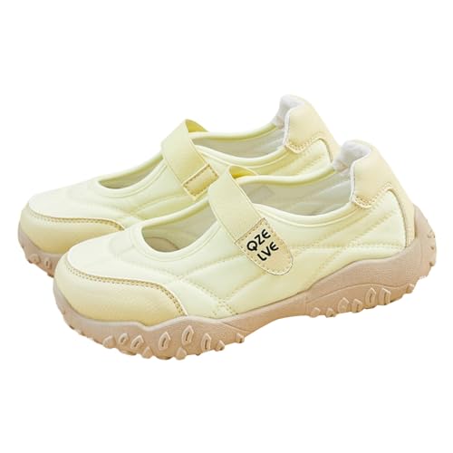 Women's Mary Jane Flats Mesh Breathable Non Slip Dressy Casual Mary Jane Sneakers Comfortable Lightweight Soft Sole Walking Shoes