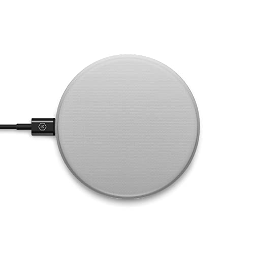 MASTER & DYNAMIC MC100 Charging Pad, Perfect Earbuds Base Station Gunmetal Aluminum/Silver