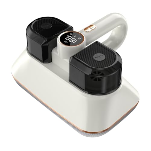 UDSKNV[KSL Aspiradora de Colchones Inalámbrica con Luz UV-C y Succión de 13 KPa, Aspiradora de Mano para Polvo y Pelo de Mascotas