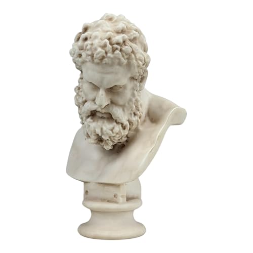 Busto de Hércules estatua griega de mármol fundido para regalar a coleccionistas 3