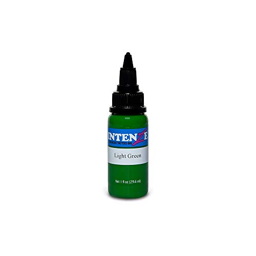 Intenze tattoo ink,Light Green, 1 oz bottle