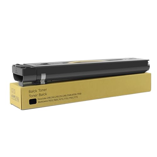 Caidi Compatible con Xerox DocuColor 240 242 250 252 260 Cartucho de tóner para Xerox 006R01449 006R01450 006R01451 006R01452 Copiadora Cartucho de tóner (Negro)