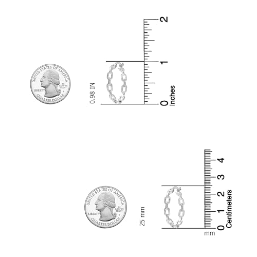 LeCalla 925 Sterling Silver Hoop Earrings | Love Heart Infinity Linked Filigree Earrings | Lightweight Valentines Gift Jewelry | Click-Top Closure Earring Hoops for Women4