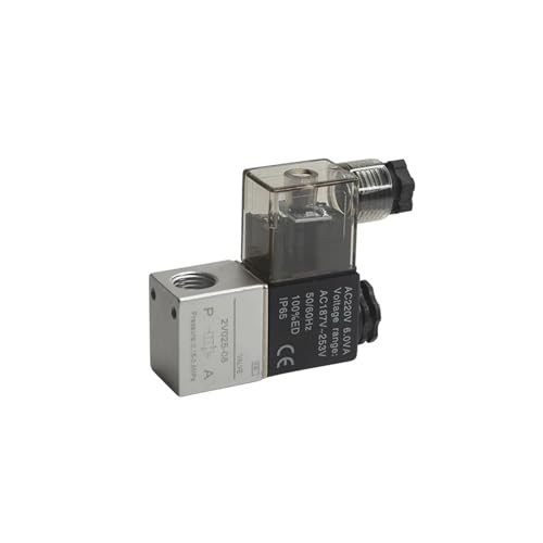 Électrovanne pneumatique 2V025-08 NC avec étanchéité magnétique renforcée
