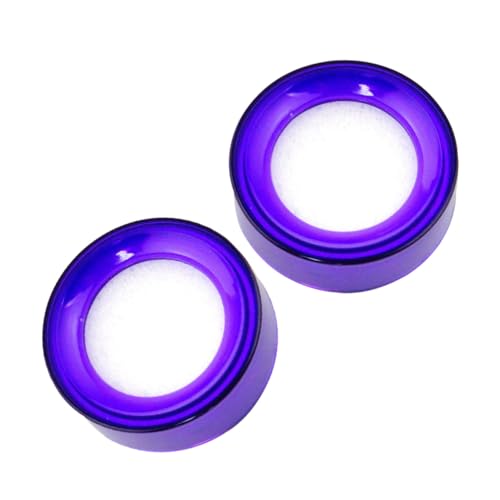 Happyyami 濡れた手用スポンジ指保湿剤 2個 金融業界用 お金計算用 湿ったスポンジカップ 指湿らせるアクセサリー オフィス使用向け