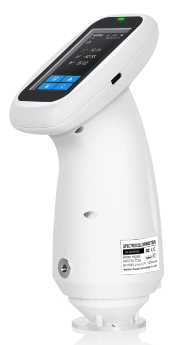 Double Aperture Spectrocolorimeter Colorimeter Color Difference Test Instrument with Φ8mm Φ4mm Flat Aperture Measured Reflectance Range 0-200% Reflectance Resolution 0.01%