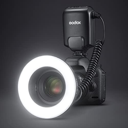 Godox Ml-150Ii Ml150Ii Macro Led Ring Flash Speedlite Gn12 0.1-2S Recycle Time 5800K±200K For Sony Canon Nikon Fuji Olympus Panasonic Dslr Cameras For Video Production, Animal And Plant Photography #TOP2