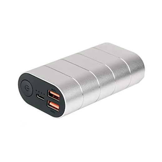Verbatim Quick Charge 3.0 och USB-C Powerbank – 10 000 mAh – 270 g – Metalldesign – USB-C laddare – Powerbank USB 3.0 – för laddning av smartphones surfplattor och kameror – PD-powerbank