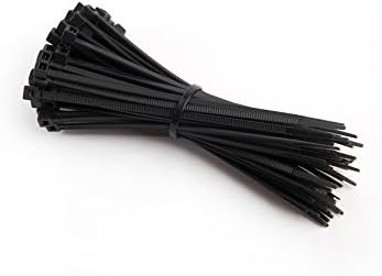 Pack of 100 Cable Ties Black 530 x 9.0 mm Nylon 6,6 Colour: UL94 V2 Very Stable
