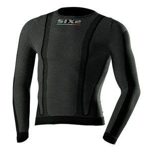 SIXS SIX2 TS2 MAGLIA TERMOREGOLANTE MANICA LUNGA (L, NERO)