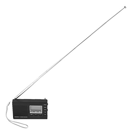 Am Fm Radio, Pocket Small Radio Good Selectivity 60 Station Preset For Home For Outside(Black) #TOP3