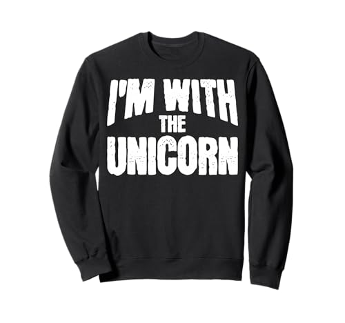Estoy con el Disfraz Divertido de Halloween a Juego de Sudadera