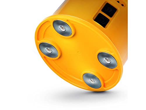 Home Zone Security Portable Work Light - Rechargeable Ultra Bright LED Work and Camping Lantern, Orange, ES06430V - Image 5