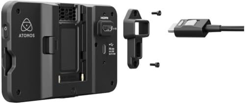 Image of Atomos Shinobi II HDMI 4K Monitor with HDR Touchscreen, All Day Battery Life, and Lightweight Design (Black) Bundle with Green Extreme Battery and Charger
