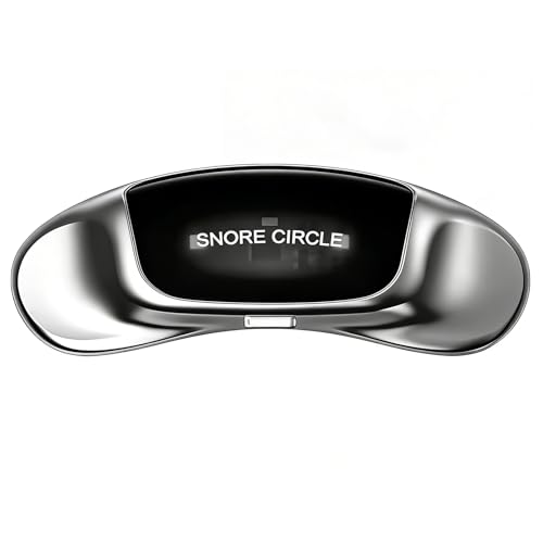 Snore Circle Upgraded Smart Throat Anti Snoring Device YA4600, Snore Stopper Effective Snoring...