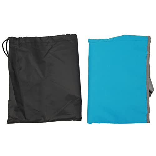 AJUNJIIL para reposapiés de avión para niños, extensor de asiento plegable de tela Oxford, accesorio de viaje cómodo multifuncional para niños pequeños (Azul)