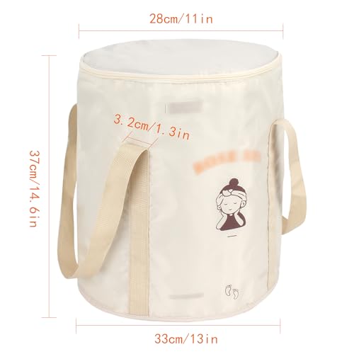 Cubo plegable aislante para baño de pies 20L miniatura 5