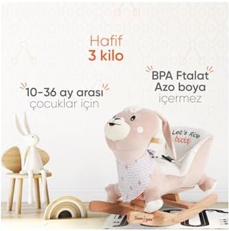 Gezenbebe Buddy Sallanan Arkadaş Bunny - Görsel 4