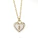 BRIGHTWINST Stainless Steel Heart Pendant Necklace With Women New In Trends Waterproof Luxury Design Fashion Jewelry PTPNU0647