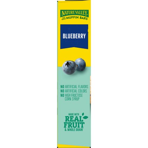 Image of Nature Valley Blueberry Soft-Baked Muffin Bars, 5 ct, 6.2 oz