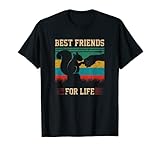 Best Friend For Life Fist Bump Retro Vintage Squirrel T-Shirt