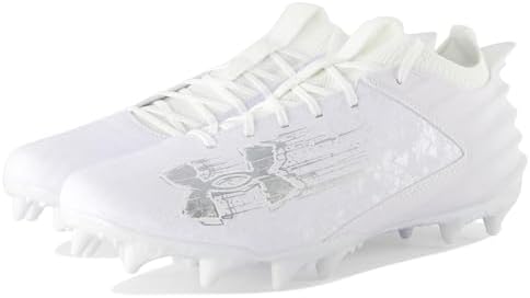 Under Armour Men's Blur Smoke Suede 2.0 MC, (101) White/White