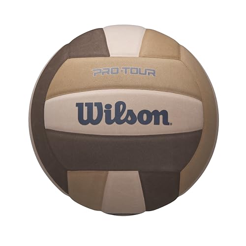 WILSON Pro Tour Volleyball - Official Size Brown/Tan/Beige