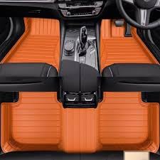 Image of MINANSH 9D Car Floor Mats Compatible with Baleno, Tan