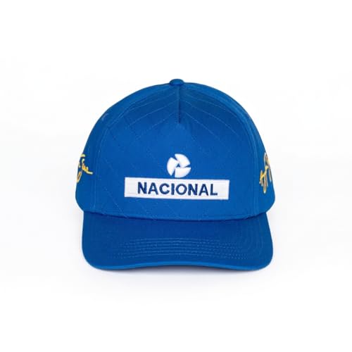 Ayrton Senna F1 Nacional Quilted Hat Blue miniatura 1