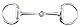 PFIFF 102730 Pony-Olivenkopfgebiss, Edelstahl, silberfarben 105