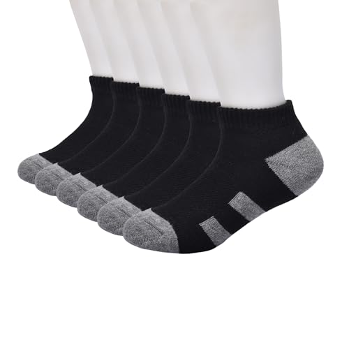 GAP Boys' Core Low Cut Socks, 6-Pack Kids Socks, Soft & Stretchy, Comfortable
