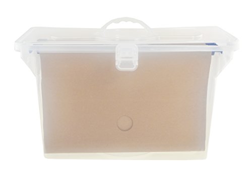 Dello Maleta Plastica Com Alca C/06 Pastas Suspensas Kraft Cristal, Cristal