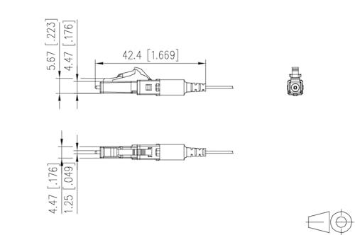 METZ CONNECT OpDAT FASTTM Hybrid zestaw wtyczek LC APC OS2 20 sztuk do żył wraz z narzędziami