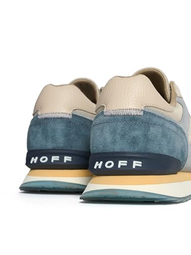 Hoff Para Hombre. 22502607 Zapatillas City Edinburgh Beige (41), Piel, Plano, Cordones, Casual - 5