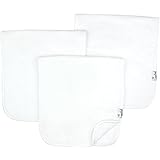 Copper Pearl Premium Baby Burp Cloths - 3-Pack Large Cotton Burp Cloths, Extra Soft Spit Up Rags with 3 Absorbent Layers, Perfect for Baby Boy and Baby Girl Gifts (21