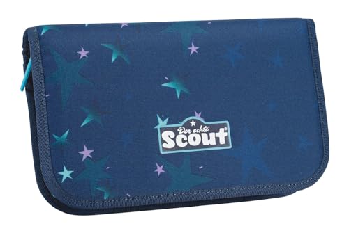 Sac d'école SCOUT Basic Genius Set 4 pièces Pretty Star bleu marine pour la rentrée
